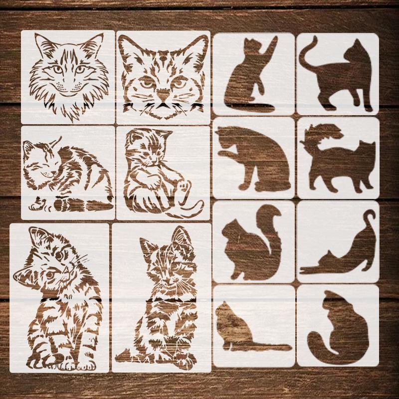 

14 Best-Selling Cat Painting Stencils