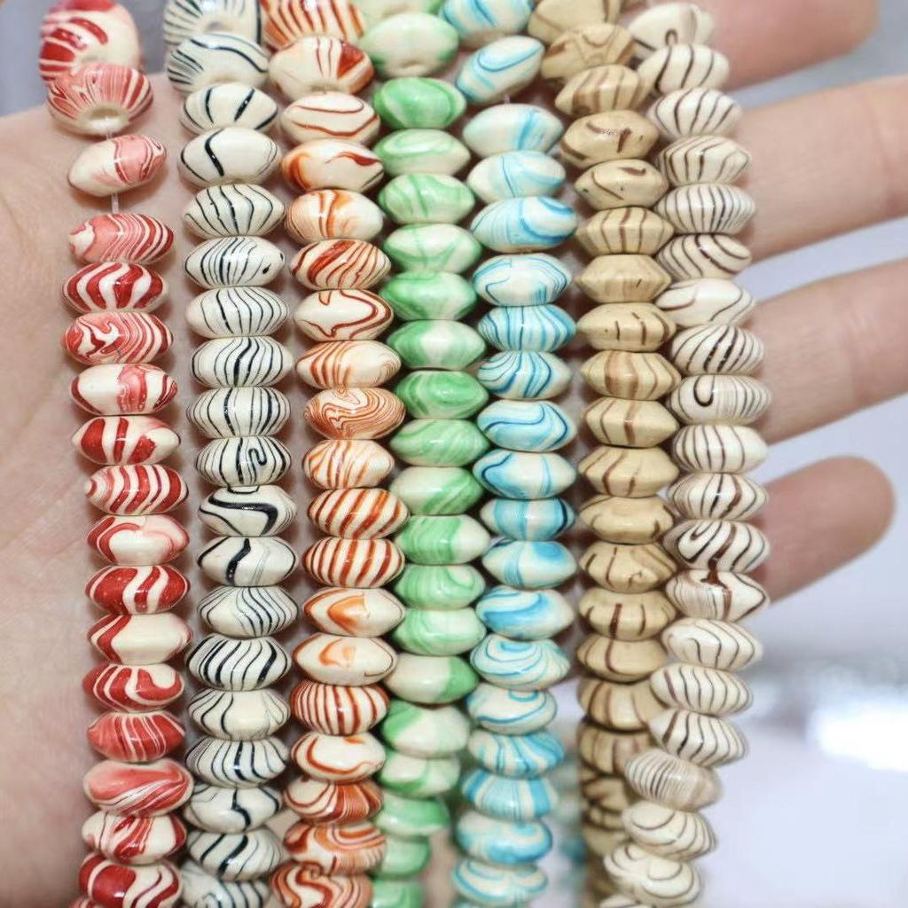 Sheng Lin Creative Flower Wood Bead Collection for DIY Jewelry & Accessories