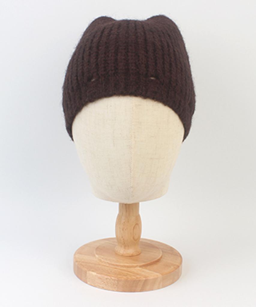 Yunibeosyeolkemiseuteuli Wool Cat Brown Damage Beanie Cat Beanie