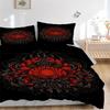 3pcs Crab Emblem Duvet Cover Set, Soft Comfortable Duvet Cover,Guest Room (1*Duvet Cover + 2*Pillowcase, Without Core) Yy251104129
