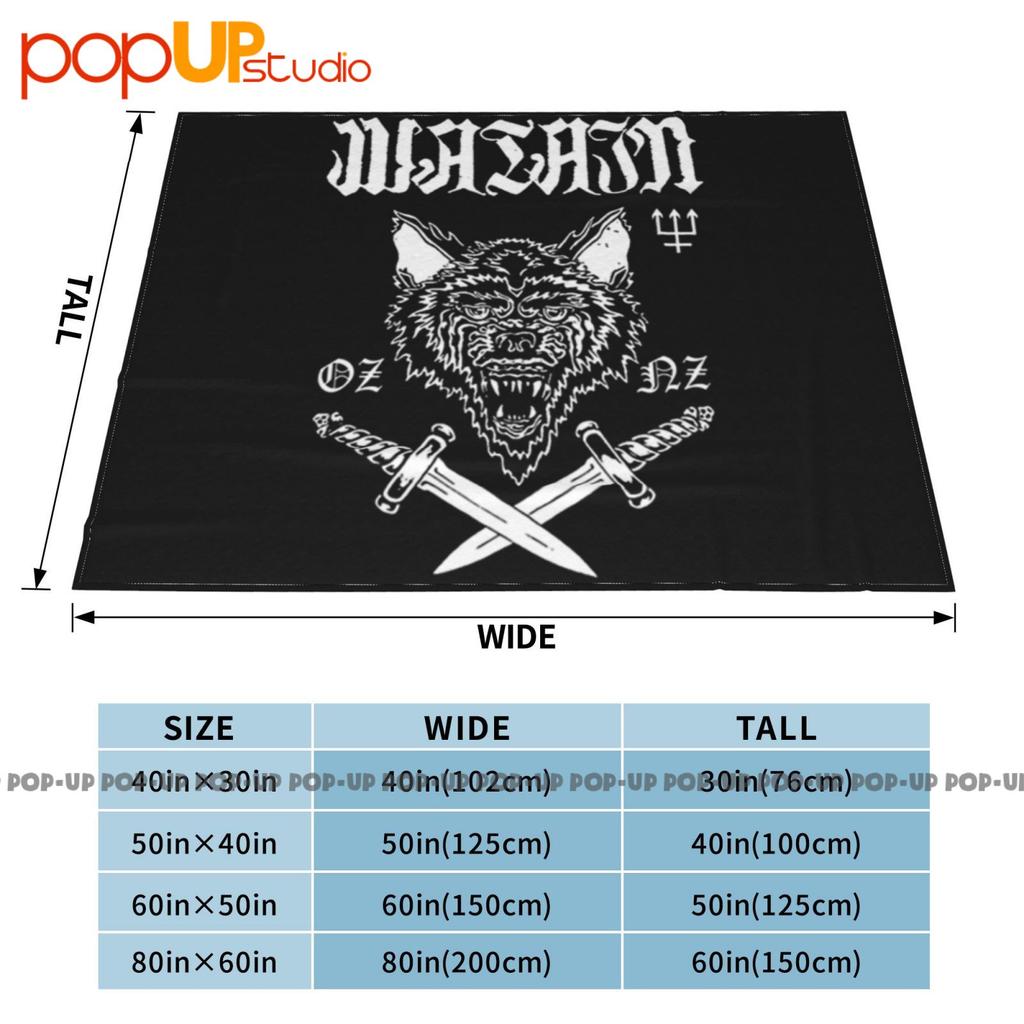 Watain 'Oz Nz Wolf' Ultra-Soft Blanket Quilt Winter Sofa Cover Bed Covers