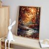 Kit Pittura Diamante Paesaggio, Ricamo Diamante 5D Tramonto Artigianato Fai da Te Decorazione Artigianale Strass Decorazione Murale Parete Casa
