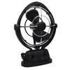 Auto Sensing DC 3 Speed Cabin Fan Quiet Omnidirectional Low Power Draw Fan for Boats and RVs Black