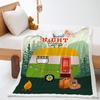Blanket 2D Digital Printing Lamb Fleece Crystal Fleece Travel Camping Blanket Blanket