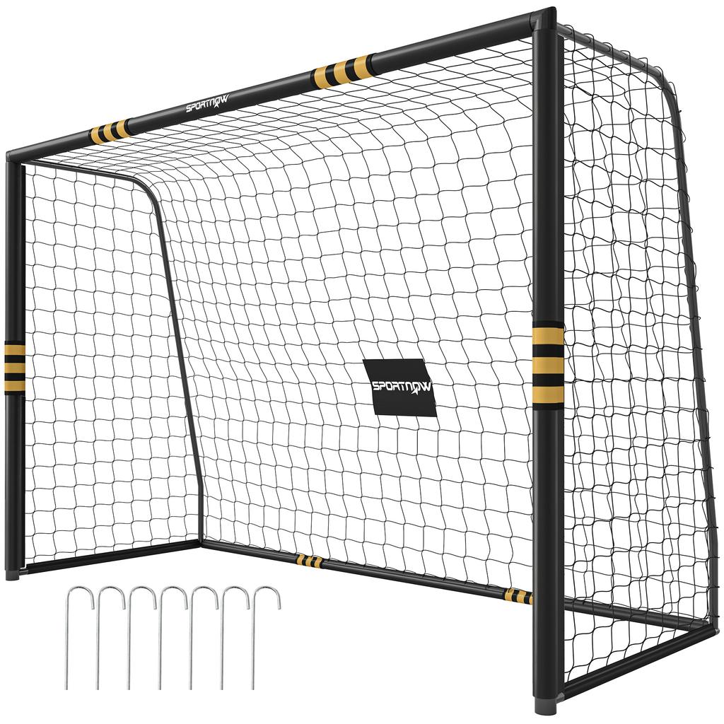 Football Goal with Protective Foam, 3 x 2 m, Yellow