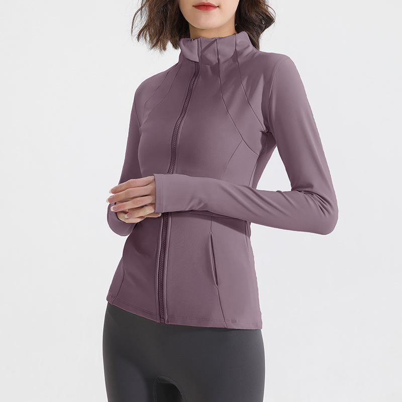 Women's Windproof Yoga Cardigan: Quick-Dry, Breathable, Long Sleeve Fitness Jacket for Autumn/Winter