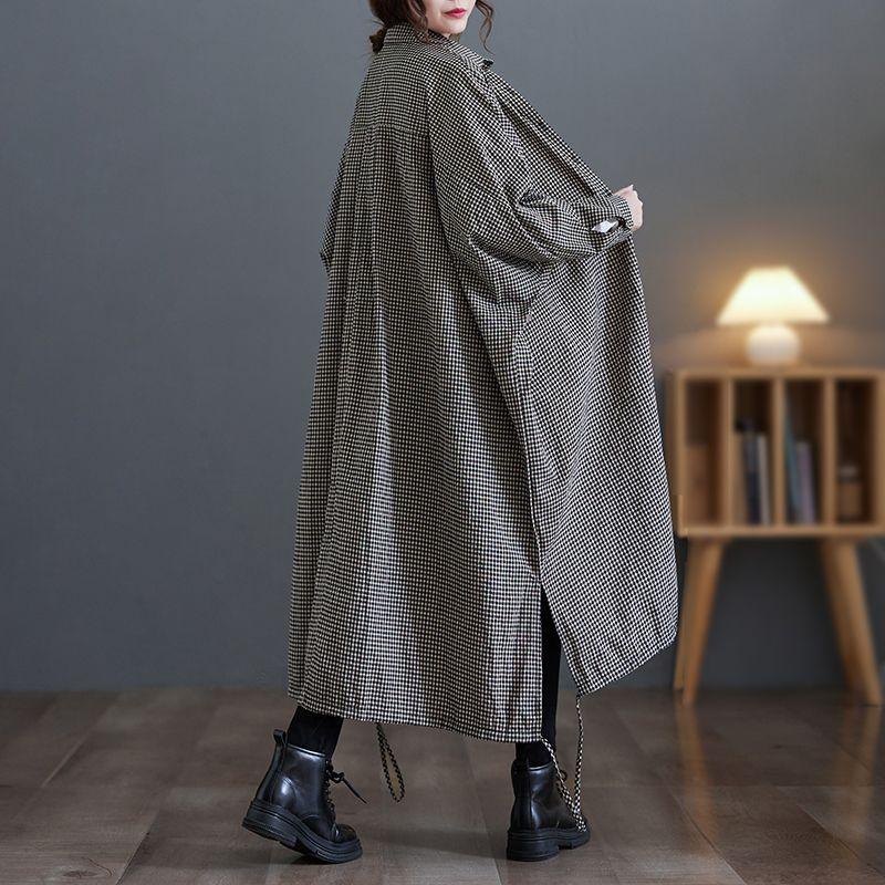 

Обхват груди 160 Весна Очень большой размер Длинный стиль Длинный рукав Клетчатое платье-рубашка 200,00 кг Полная девушка 150,00 кг Кардиган Тонкая верхняя одежда Lattice XL