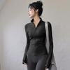 Women's Quick-Dry Long Sleeve Yoga & Running Top - Slimming, Professional Fitness Outerwear
