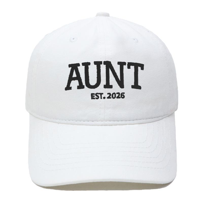 Hot Sale DAD MOM Embroidered Baseball Cap Washed Retro Male and Female Couples Casual Versatile Hat