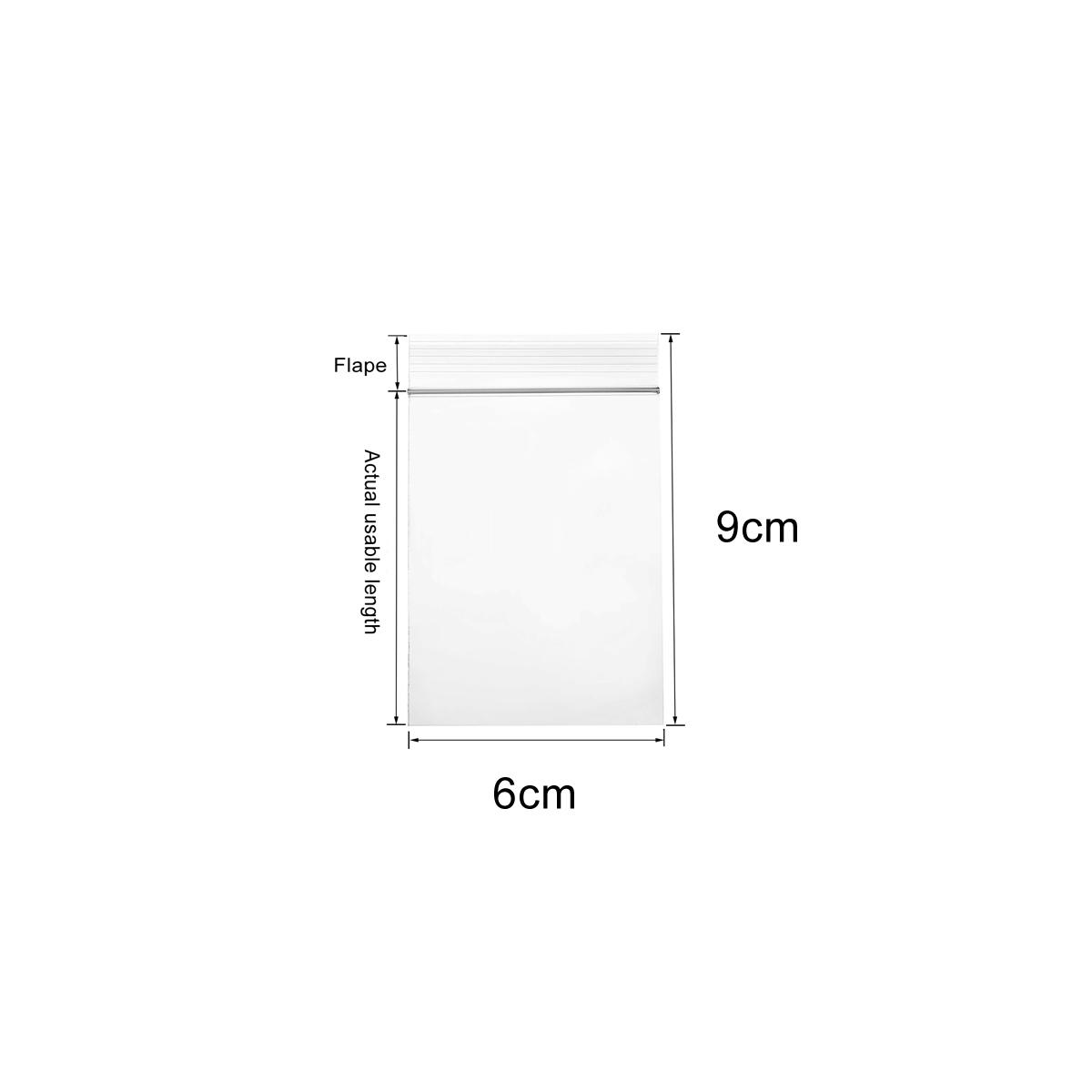 

100 шт., самозапечатывающиеся прозрачные целлофановые пакеты, закрывающиеся пластиковые полиэтиленовые пакеты на молнии, полиэтиленовые пакеты для фотографий, открыток, ювелирных документов, хлебобулочных изделий, печенья, конфет 6x9cm 100pcs