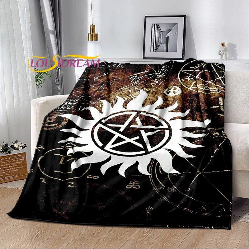 

Drama Supernatural Characters Blanket Couch Quilt Cover Travel super natural Throw Blanket Flannel Blanket Bedspread 100x150cm