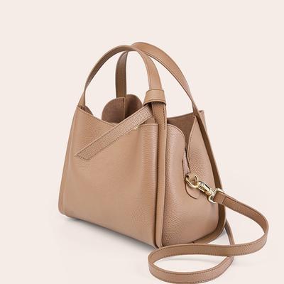 Bolso de mujer de piel de vaca, cesta para verduras, bolso tipo cubo, bolso de mano de piel nuevo, bolso bandolera atmosférico, bolso de hombro