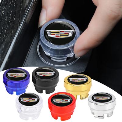 Logo Premium Cigarette Lighter Cover ABS Dust Proof Protector for Escalade XT5 CTS ATS CT4 CT5 CT6 Luxury Interior