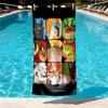 How to Train Your Dragon Print Beach Towel Design, Soft, Lightweight. for Home Bathroom, Spa, Pool, Yoga, Surfing, Camping, Gift for Family, Friend