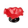 Creative Lily Drain Fruit Plate Ceramic Cute High Value Living Room Ornament High Foot Dried Fruit Snack Candy Plate