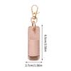 Portable Pu Leather Lanyard Pen Holder Necklace Style With Keychain Pen Case Pen Pouch Wear-Resistant Durable Pen Clip Key Chain