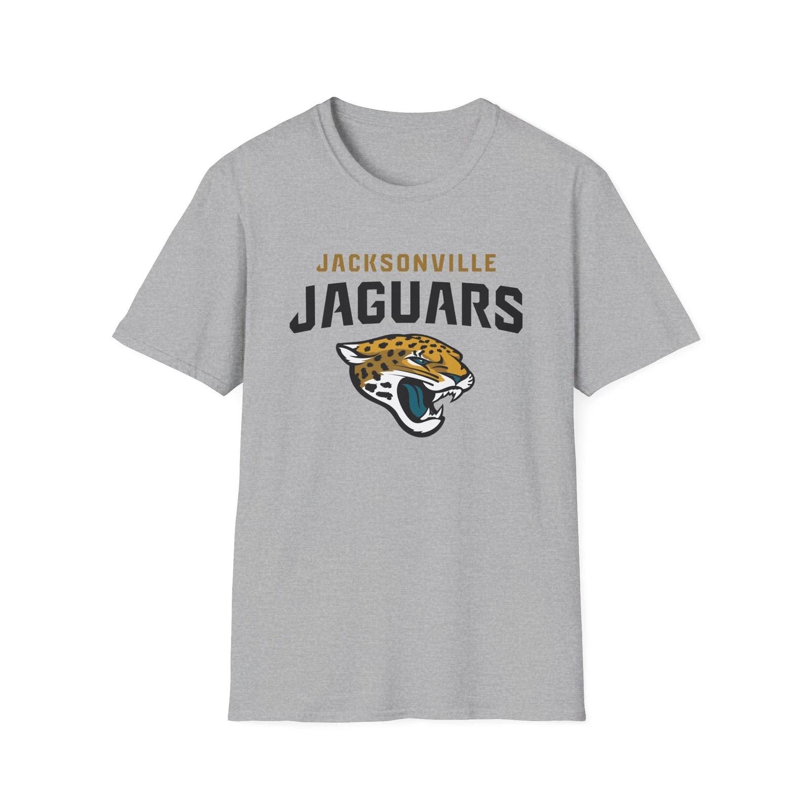 

Jacksonville Jaguars Unisex T-Shirt, Softstyle Fan Apparel, Sports Team 4XL