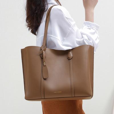 Women's Bag Autumn Winter Hot Sale Large Capacity Genuine Leather Shoulder Tote Bag Fashion Versatile New High-end Bag