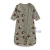 " Pure Cotton Long‑Sleeve 3D Sleeping Bag with Animal Print, Center‑Opening, Breathable Summer Sleeping Bag for Children Aged 0–2 Years