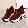 Women Sneakers with Platform Wedge Sneakers Women Shoe Casual Lady Vulcanized Shoes White Height Increase Shoes Women