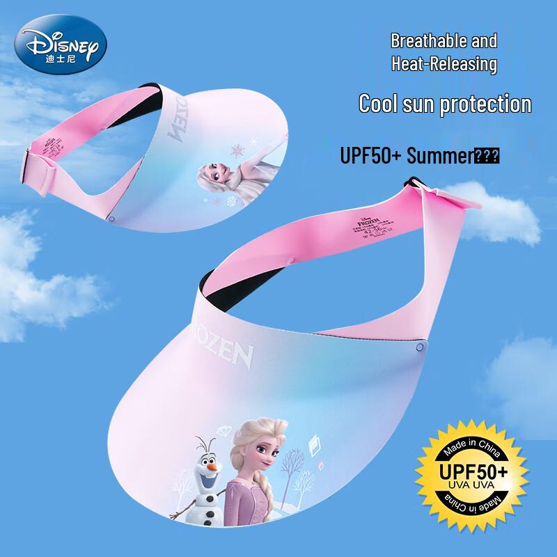 Disney 2025 Kids Summer Big Brim Sun Visor Hat One Size