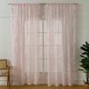 1PCS Rod Pocket Ruffled Lace Window Curtains for Living Room Bedroom  Lace Sheer Curtains Ruffled Lace Window Curtain