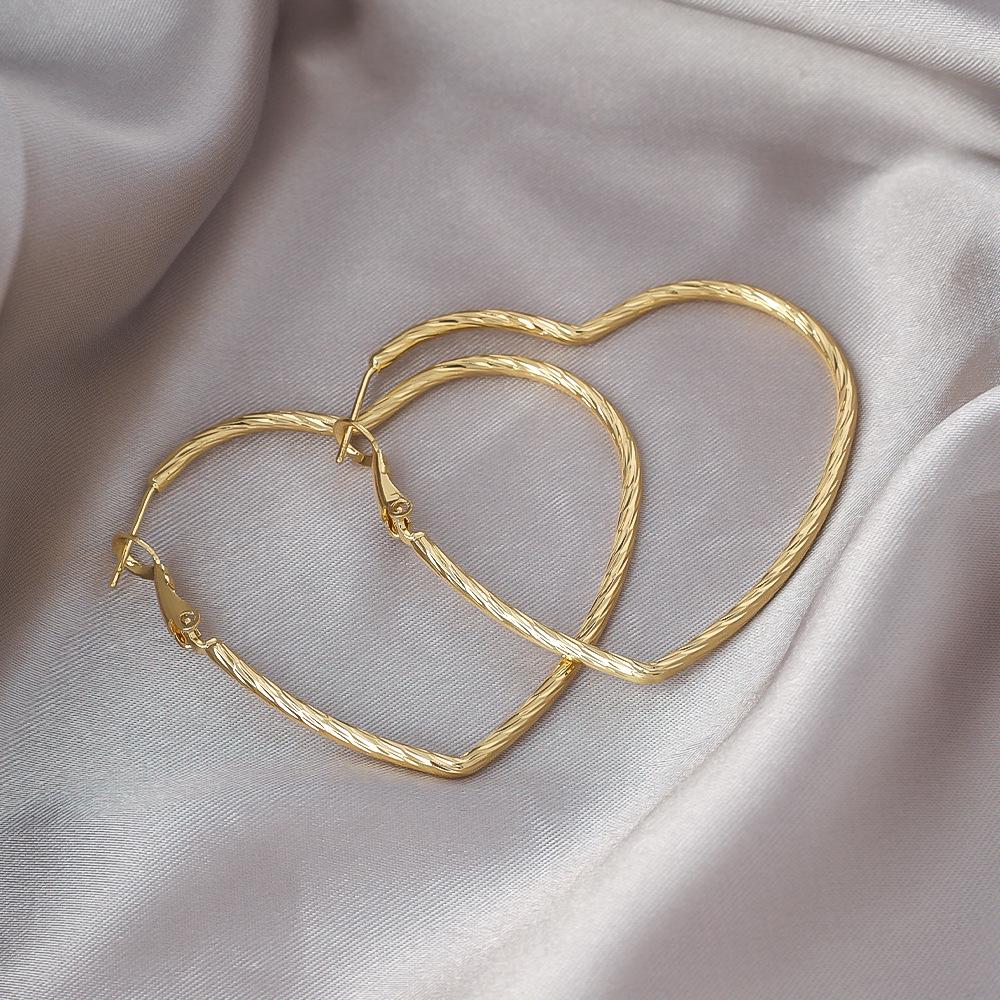 Classic Large Hoop Earrings for Women - 925 Sterling Silver Simple Hoops, Cool & Versatile Style.