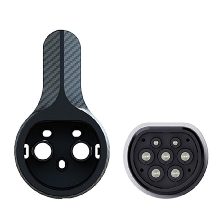 Neat Charging Area Space Saving Type 2 Electric Vehicle Charging Cable Organizers Bracket Socket with Easy Installation