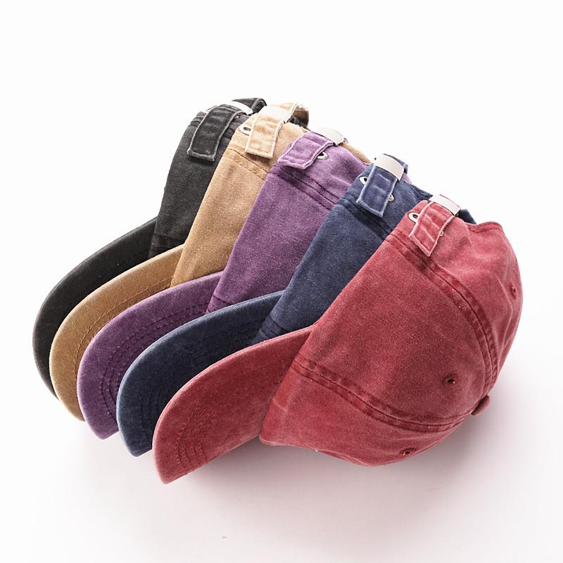 Vintage Denim Casual Baseball Cap Adjustable And Breathable For Sun Protection