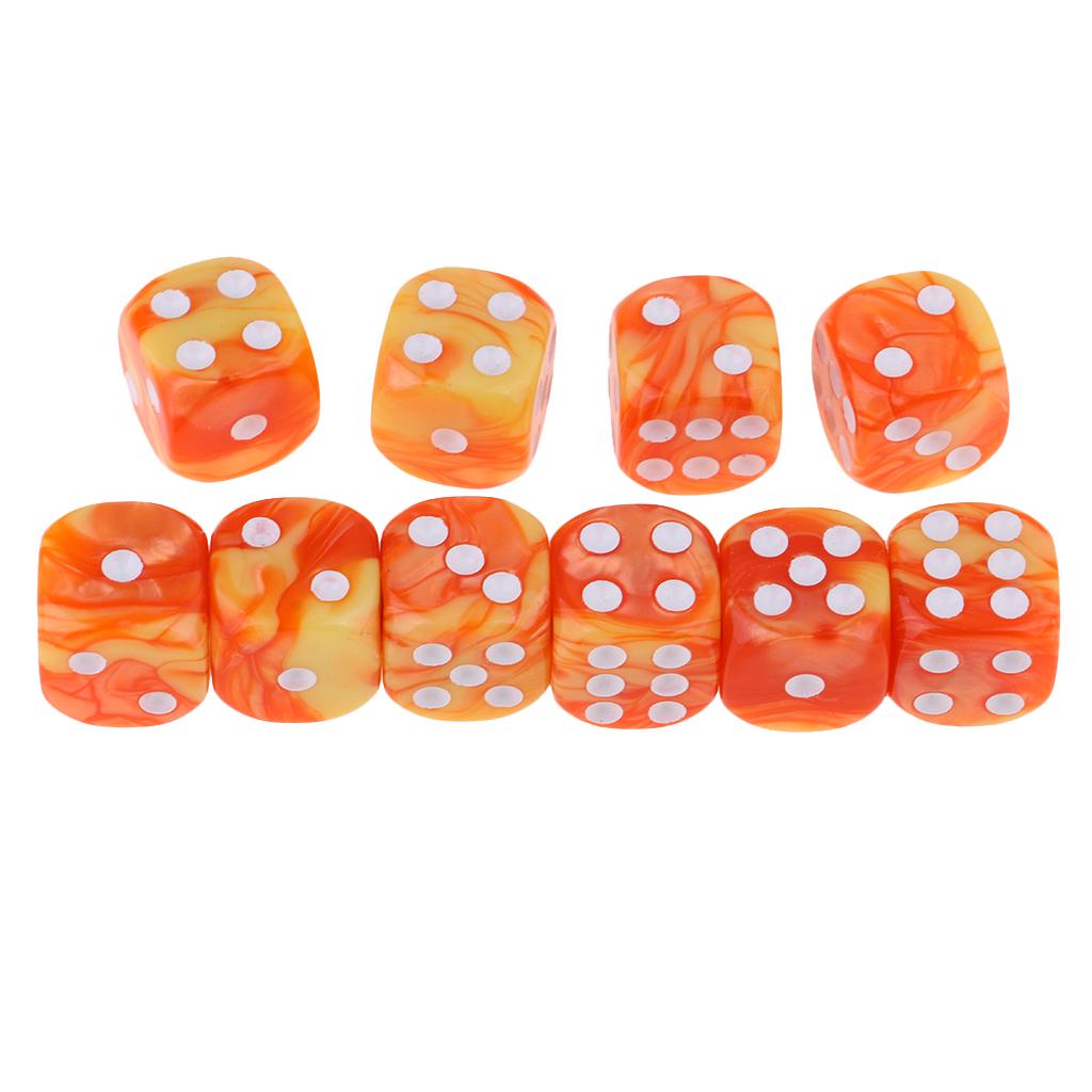20pcs 6sided Game Dice 16mm for Board Games and Teaching Math