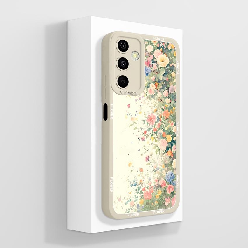 Husă Pentru Samsung M36 M55 M56 A25 A26 A17 F56 Husă Telefon Floare Pictură în Ulei Frumoasă Protecție Ecran Bară de Protecție Moale Husă Rezistentă la Praf Pentru Carcasă Samsung