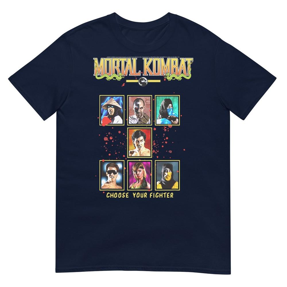 Mortal Kombat Choose Your Fighter Arcade Screen Video Game TShirt S
