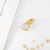 Gold Plated Heart Flower Clip Charm Beads Dangle For Snake Bracelet Necklace DIY Jewelry Women Gift Sparking