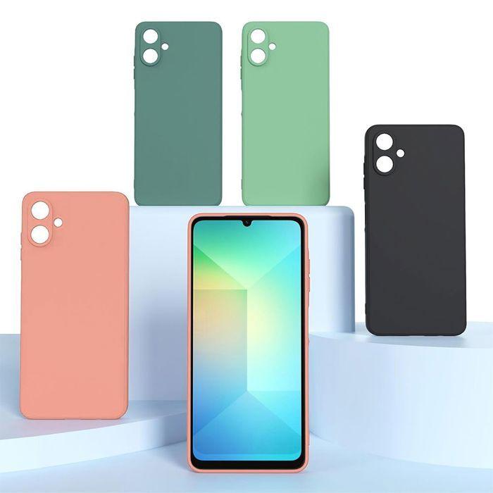 Protective Case - BOOLING - for Samsung Galaxy A07 - Ultra Slim Silicone Anti-Scratch Shockproof Pink