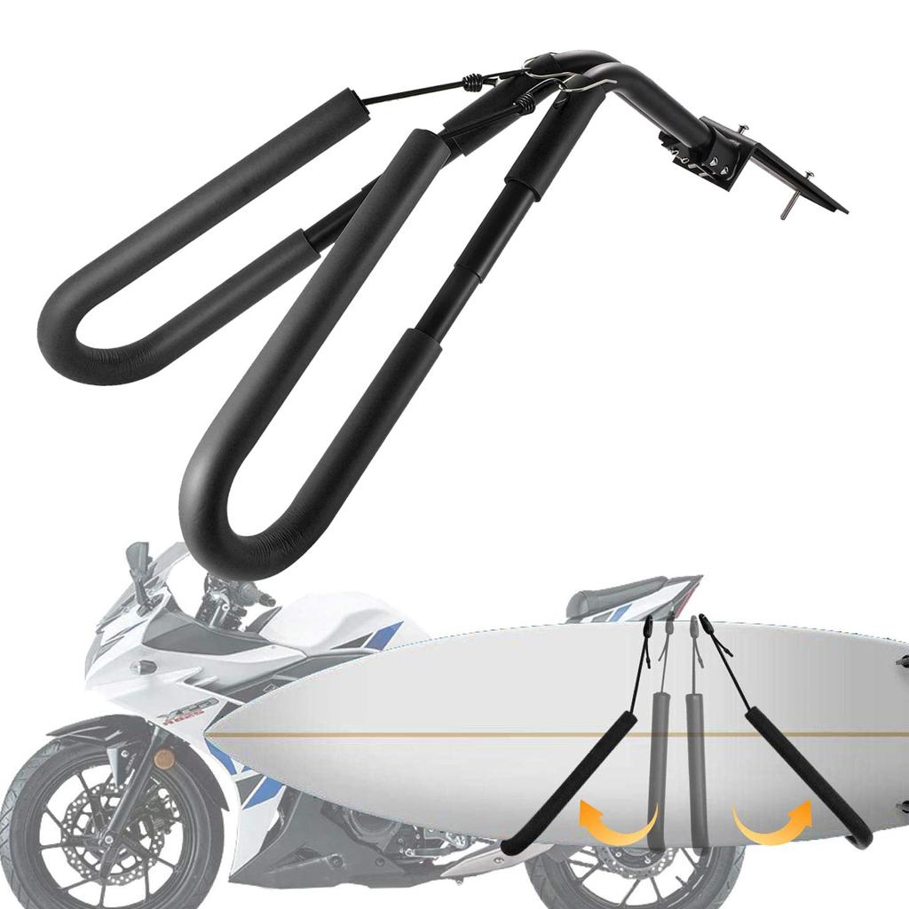 Motorcycle Surfboard Carrier Holder Frame Bracket Moped Bicycle Motorbike 8inch Surfing Board Carring Mount