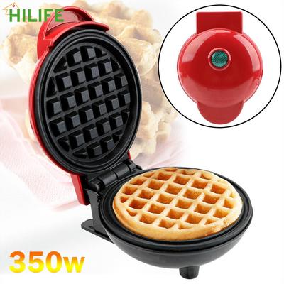 Mini Electric Waffles Maker Breakfast Waffle Molds Mini Waffle Pot Non-stick Pan Eggette Machine Egg Cake Oven Bubble Egg Cake
