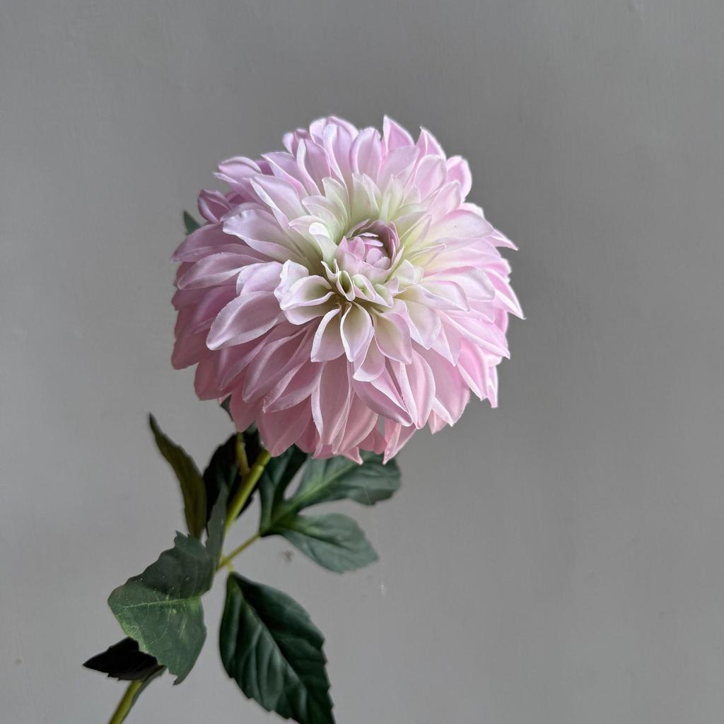 Lifelike artificial dahlia flower with 1 heads long branch silk flower for home wedding decor birthday party bedroom Decoration