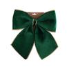 Christmas Decorations High-end Gold Velvet Bow Christmas Flocking Bow Large Red