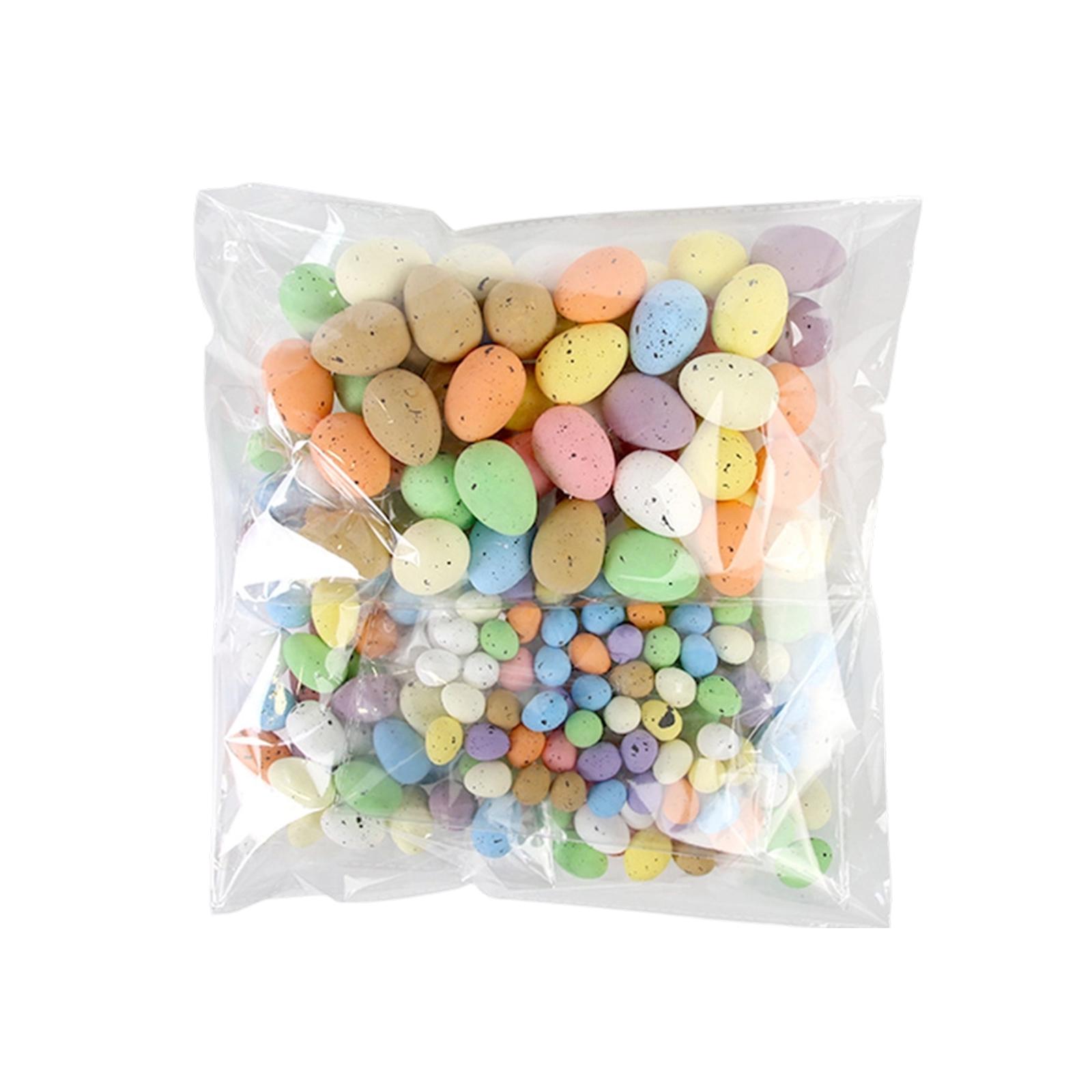 

Easter Decorations Foam Eggs Spring Party Decor Props Simulated Speckled Colorful Eggs Egg Ornaments One Size