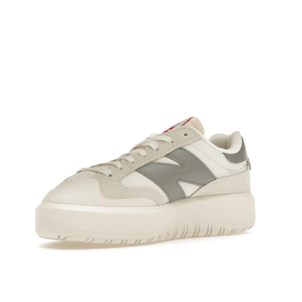 New Balance 302 Sea Salt Shadow Grey Unisex Sneakers Cream Team-Red CT302RS