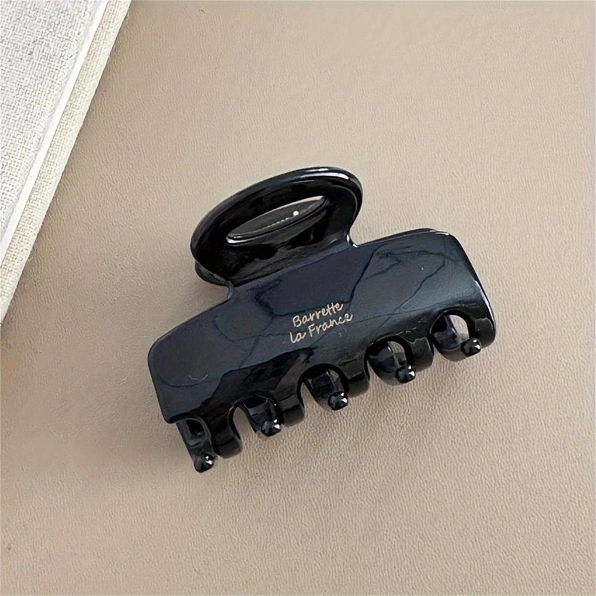 

Винтажный ацетатный коготь для волос среднего размера, прямоугольный дракон, акула, зажимы для волос, женские аксессуары для волос, заколки для волос чёрный