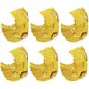 50ft Glitter Moon & Stars Garlands, 6 Pack Gold Double-Side Crescent and Twinkle Stars Paper Hanging Decorations for Birthday Party Baby Shower