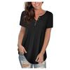 Women's Plus Size Tunic Tops Solid T Shirt Floral Casual Short Sleeve Blouse