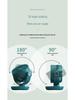 New Mini Oscillating Desk Fan: USB Rechargeable with Remote Control