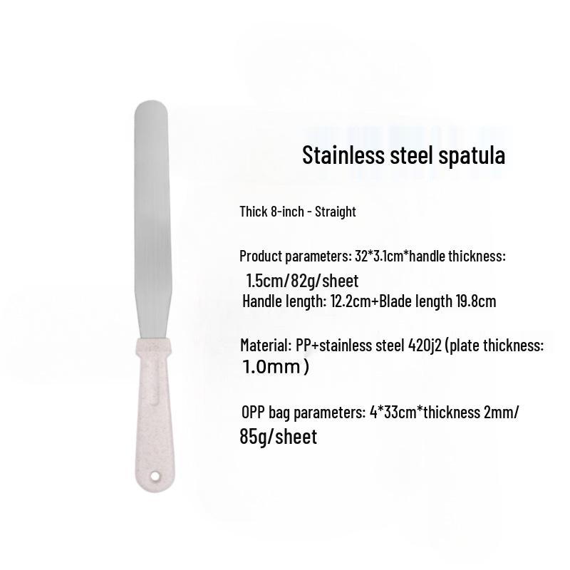 Wheat Straw Spatula & Cake Scraper Set