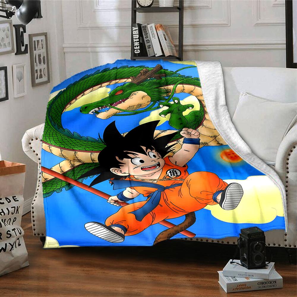 1pc Dragon Ball1 Blanket, Gift, for Men and Women, Soft Blanket, Good for Sofa Bed Couch Travel, Lightweight Flannel Blanket