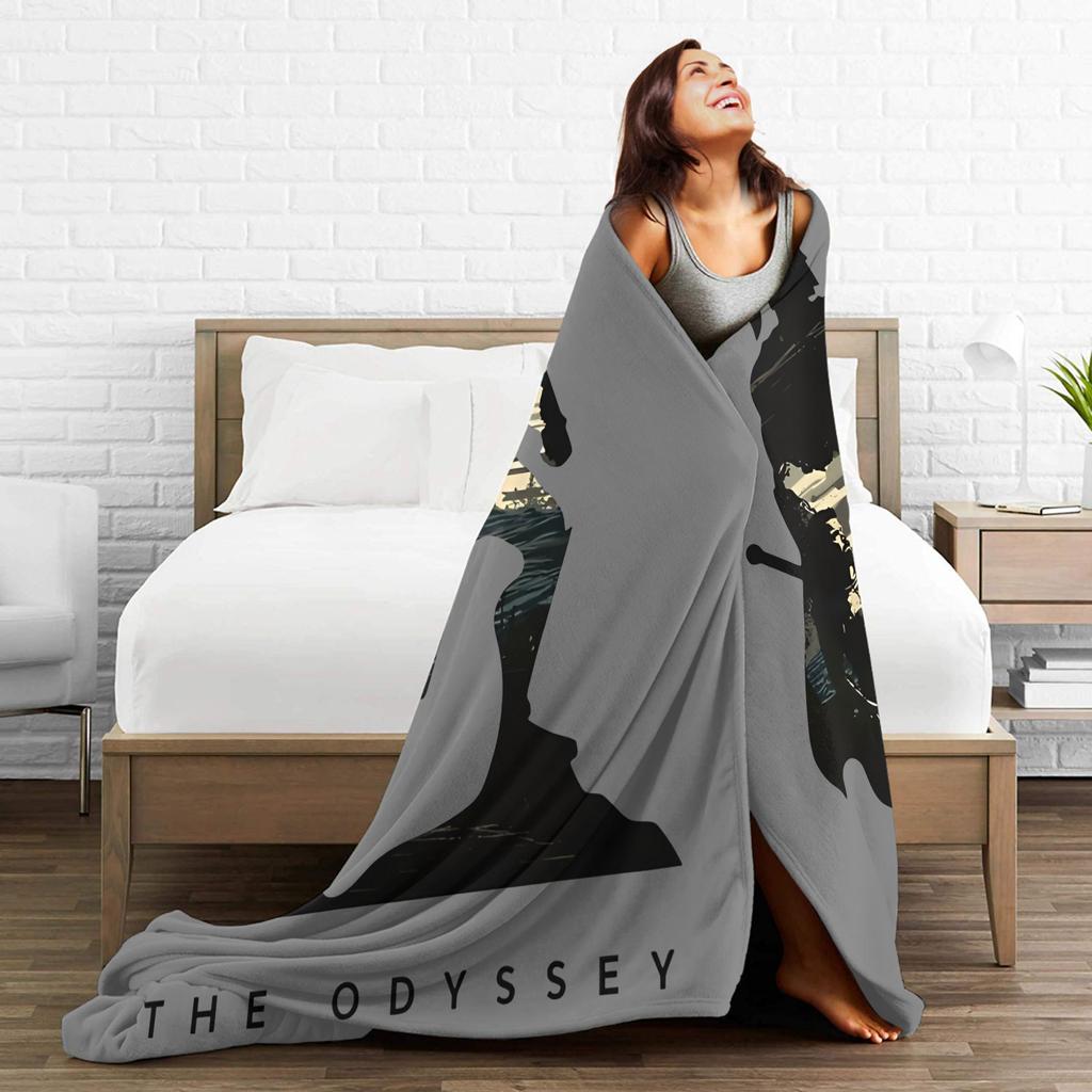 The Odysseys Spartan Warrior Blankets Fleece Summer Air Conditioning Breathable Super Warm Throw Blankets Plush Thin Quilt