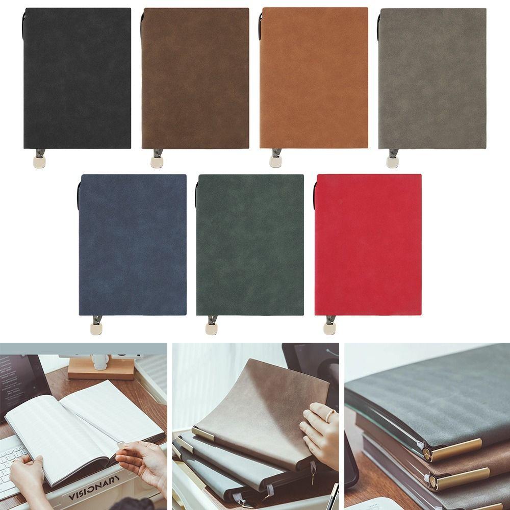 Imitation Leather Notebook A5 Diary Planner Portable Business Notebook School Supplies