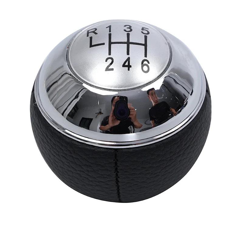NEW 5/6 Speed Car Gear Shift Knob PU Leather Lever Shifter Pen Handle For BMW Mini R50 2000-2006 Cabrio R52 R53 Cooper 2002-2008