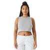 Bella + Canvas Womens/Ladies Heather Micro-Rib Crop T-Shirt